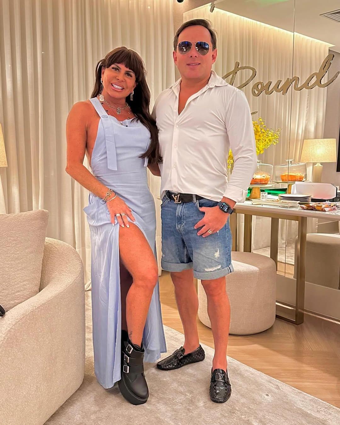 Gretchen e seu marido participavam da edição do programa até a sexta-feira