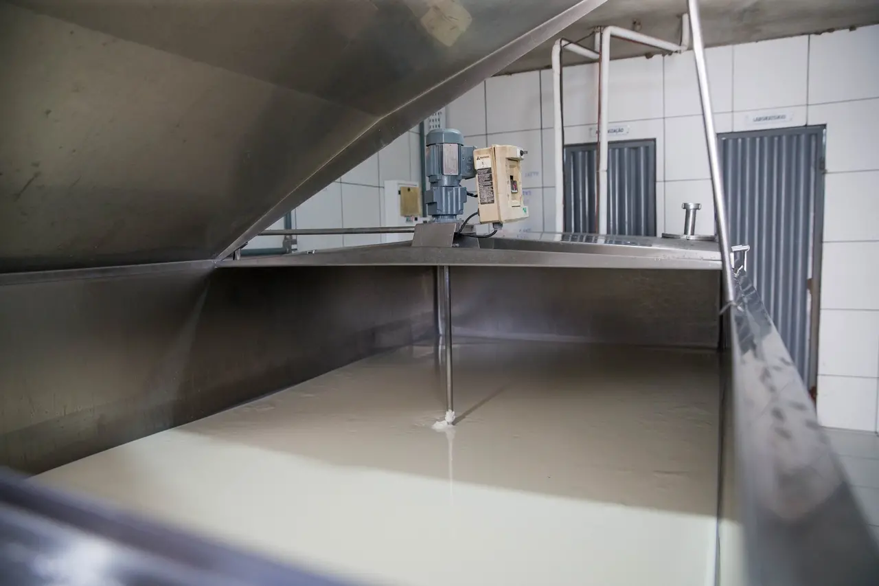 Tanque de armazenamento de leite