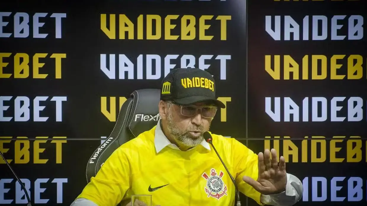 Foto de Augusto Melo, presidente Corinthians