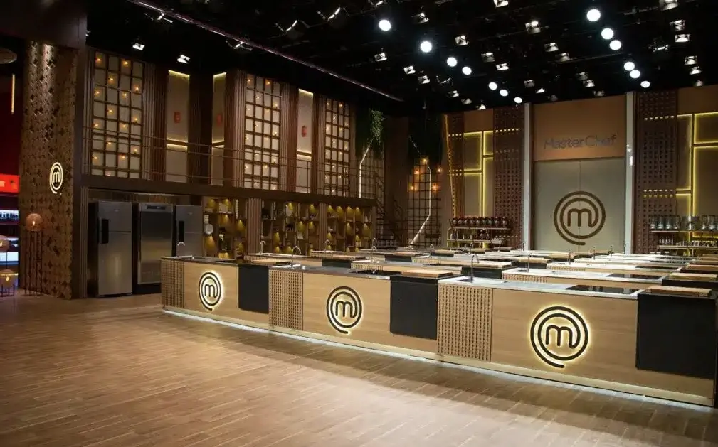 Imagem do estúdio do Masterchef