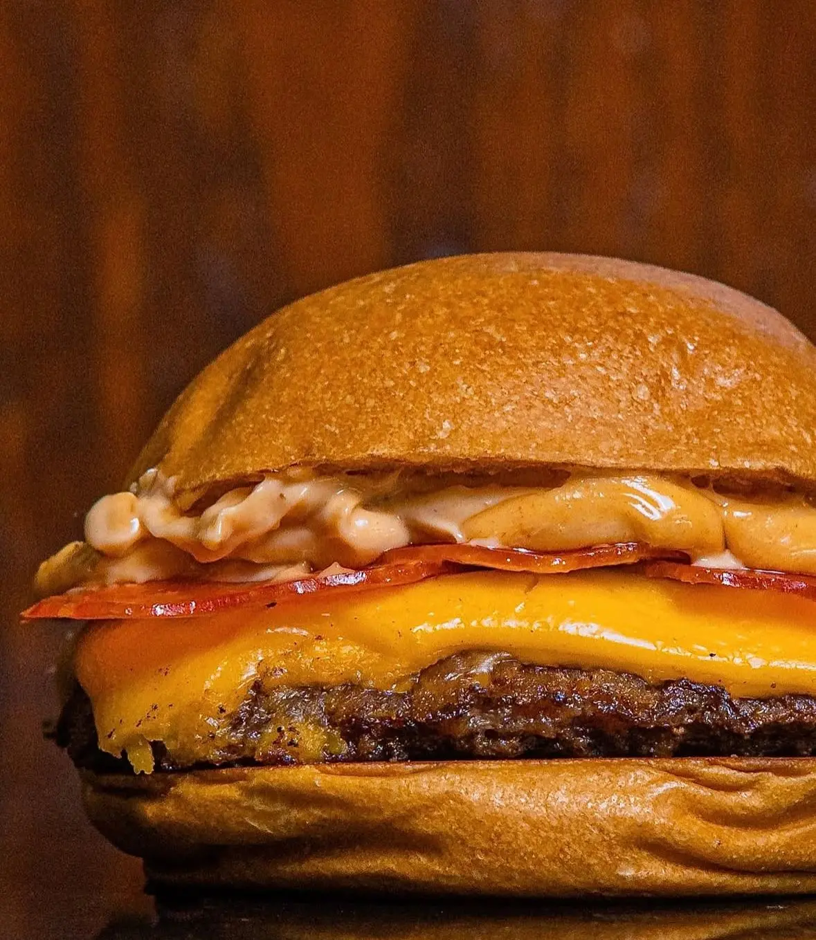 Hambúrguer do Barney's Burger