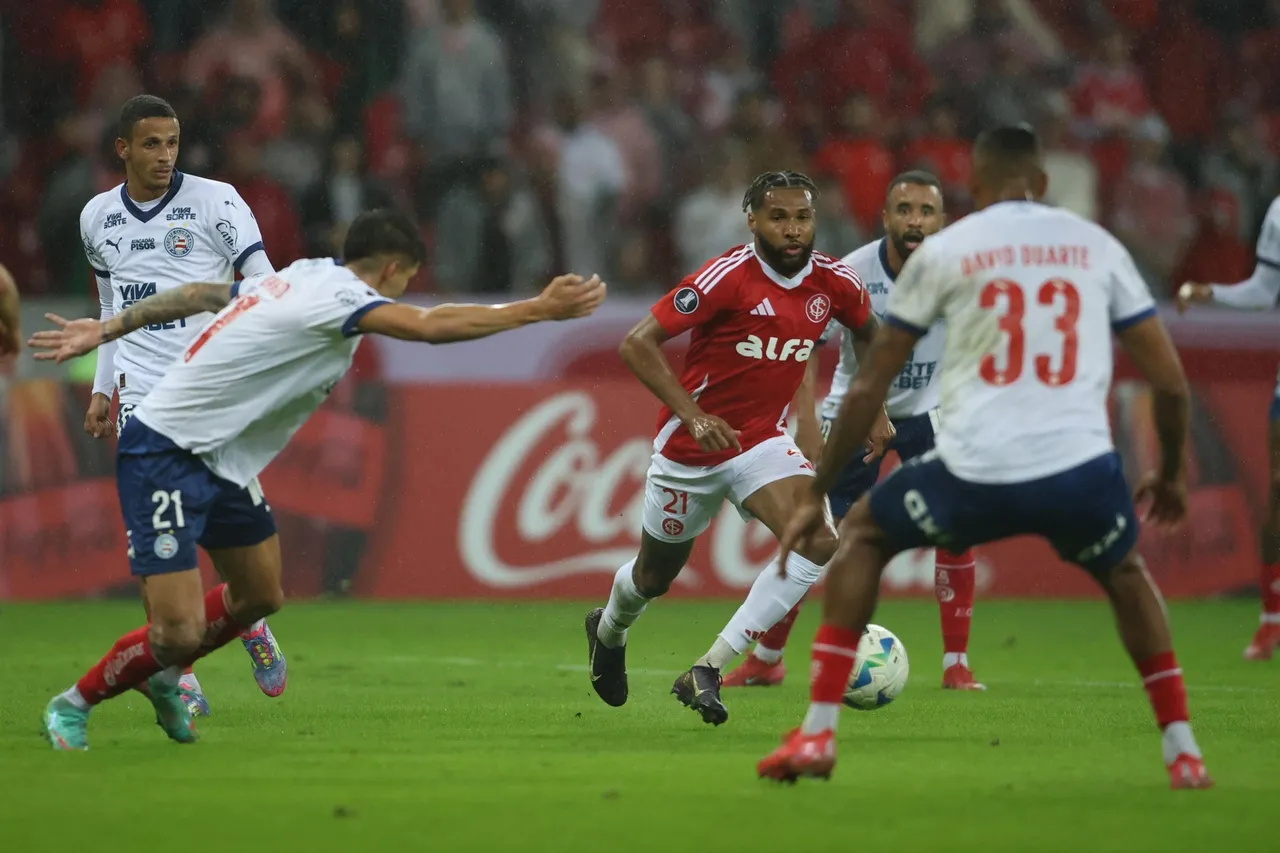 Inter e Bahia fizeram grande jogo por uma vaga na 2ª Fase da Libertadores