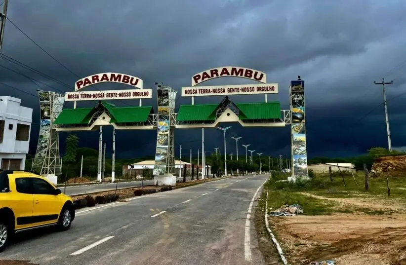 Entrada do município de Parambu, no Ceará