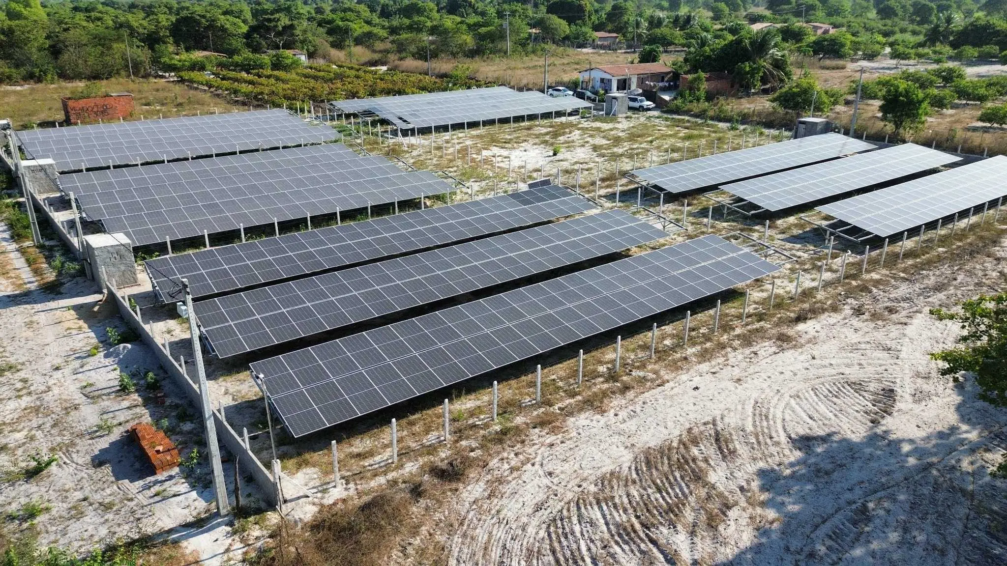 Conjunto de usinas em Pacajus, Ceará