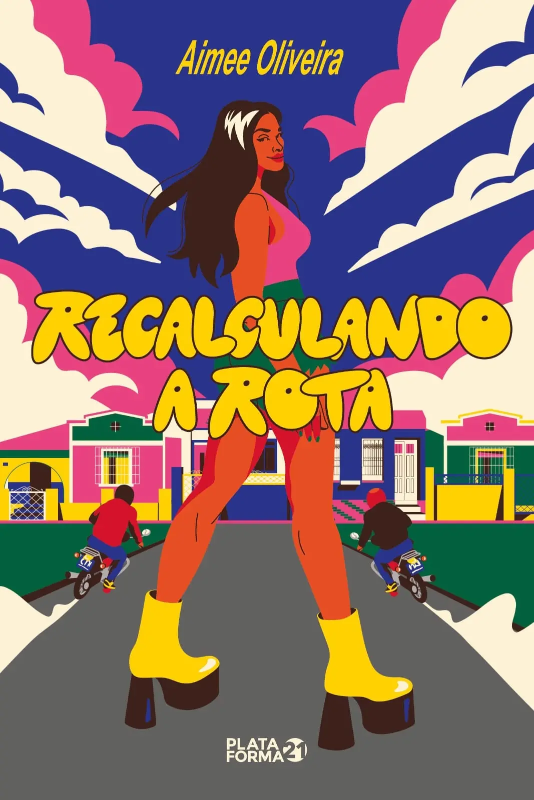 Capa do livro Recalculando a rota, de Aimee Oliveira