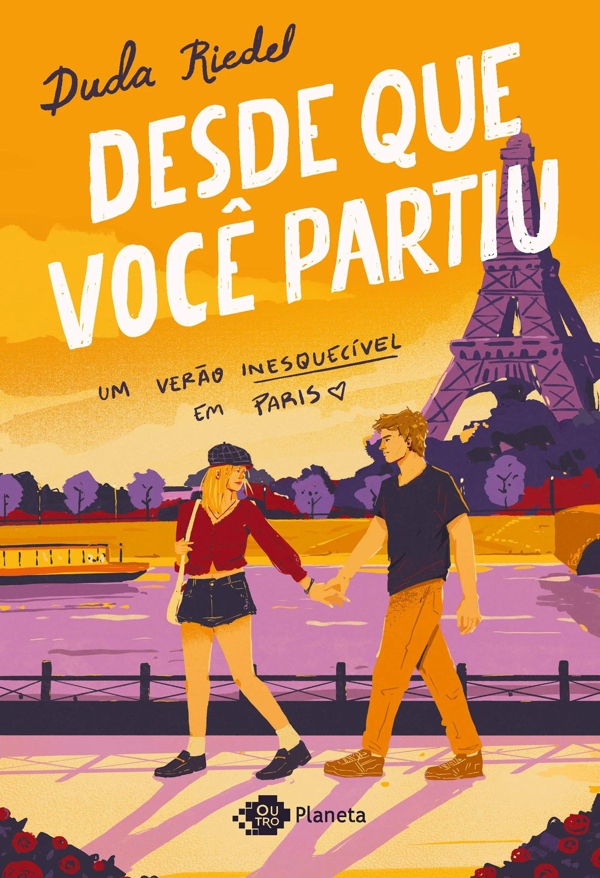 Capa do livro Desde que você partiu, de Duda Riedel