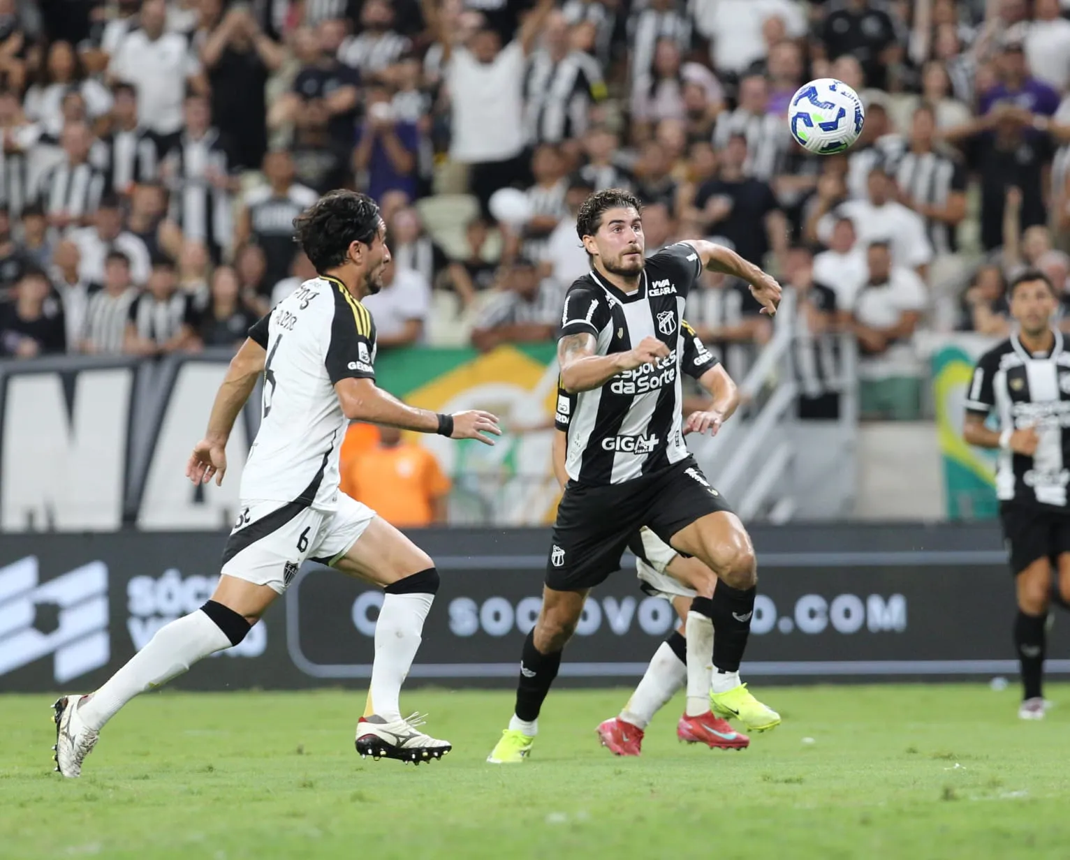 O Ceará perdeu a primeira em casa na Série A em jogo de baixa criação ofensiva