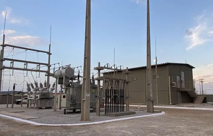 Subestação de energia elétrica no vale do jaguaribe