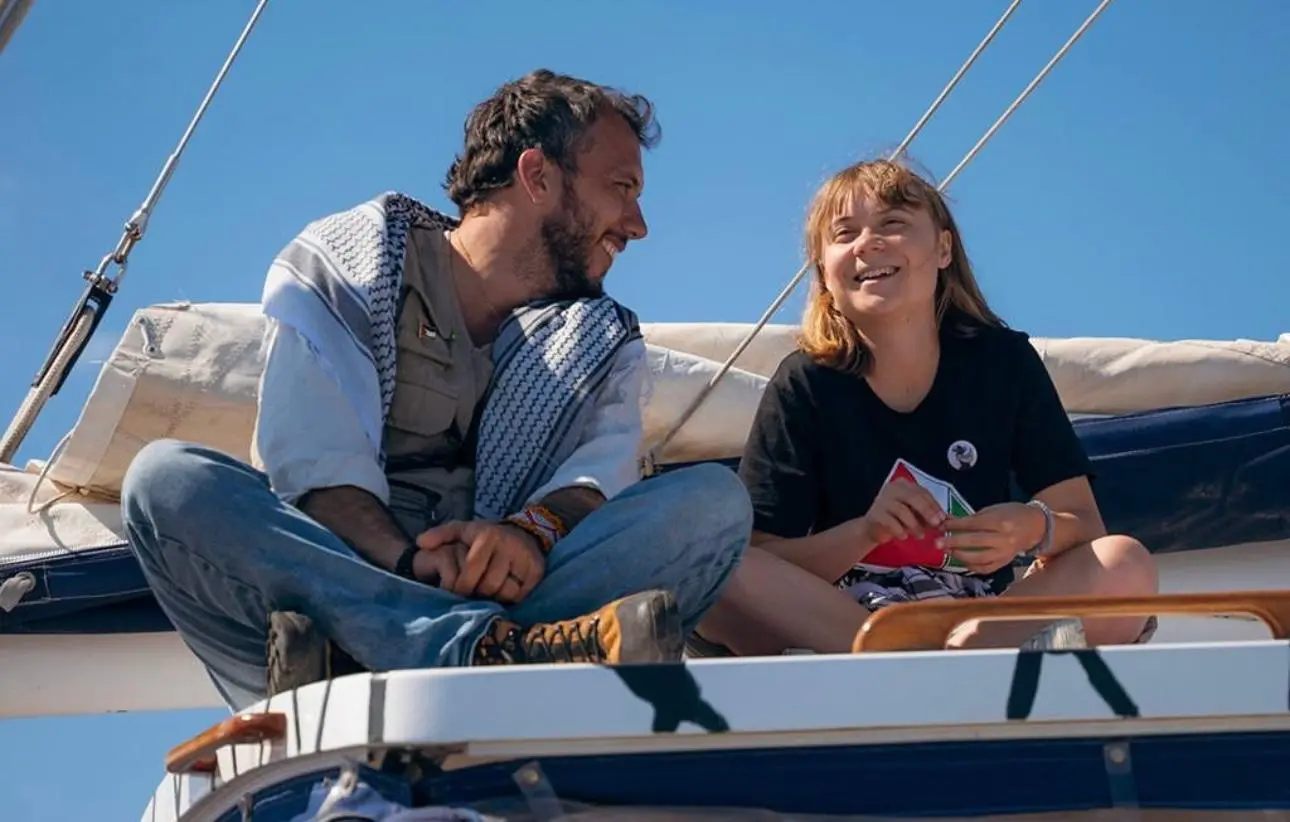 Greta Thunberg e Thiago Ávila