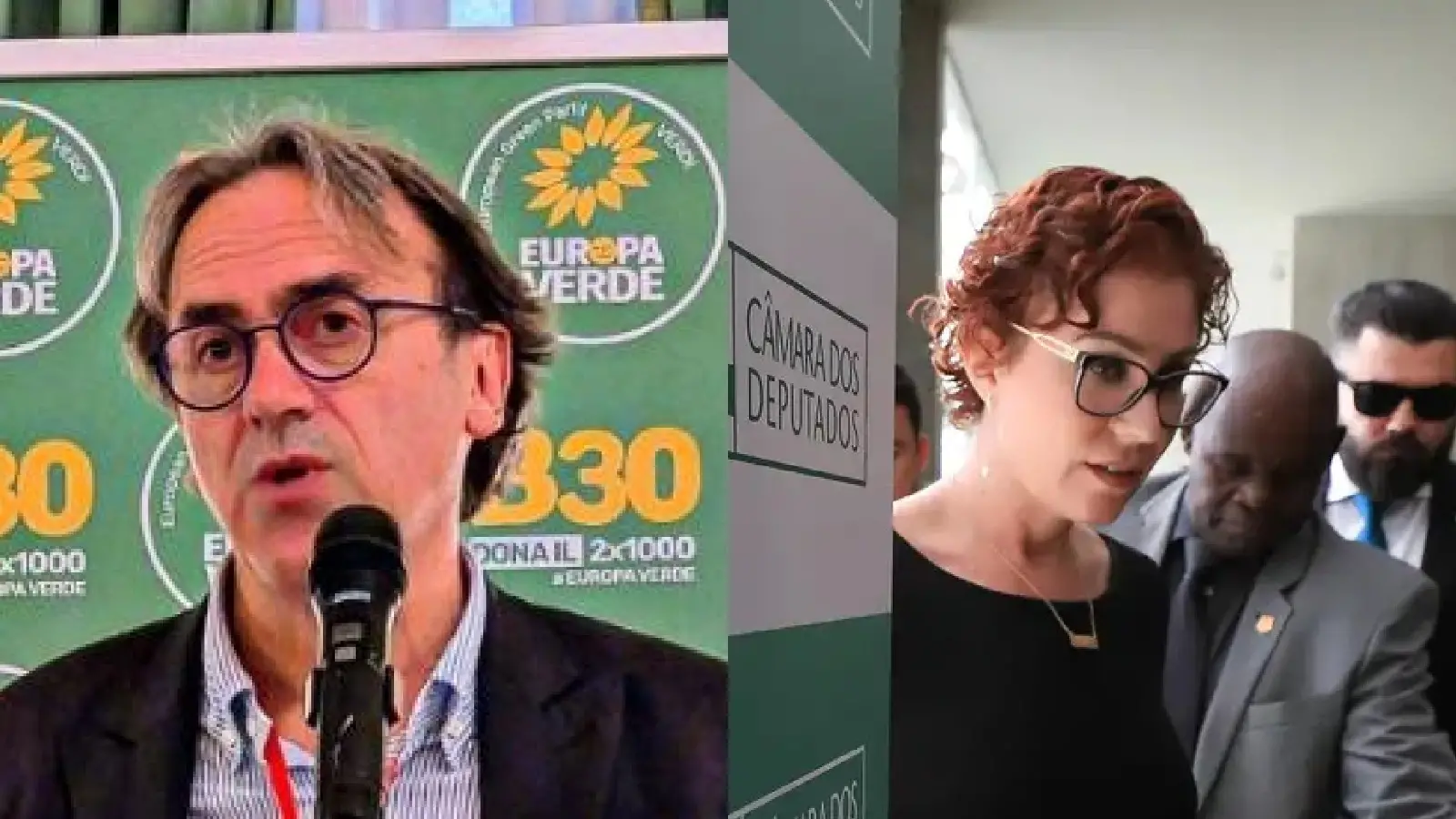 Angelo Bonelli e Carla Zambelli