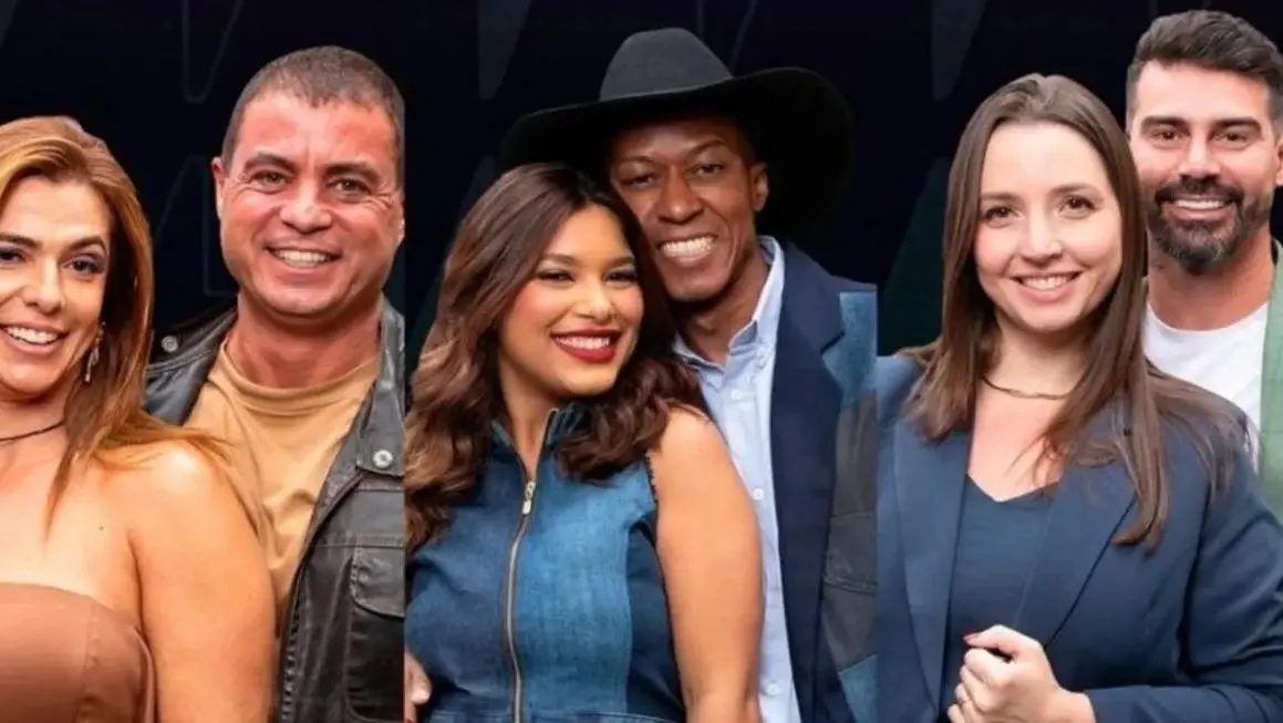 Os casais na DR: Adriana e Dhomini, Emilyn e Everton, Carol e Radamés