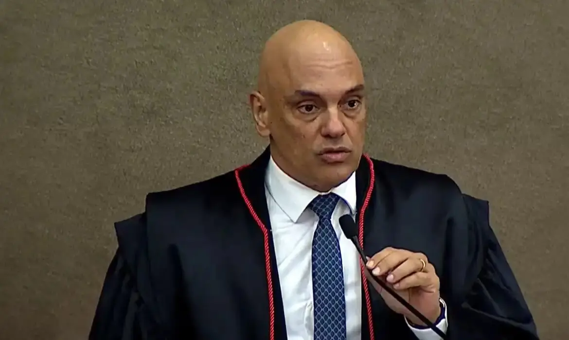 Foto do ministro Alexandre de Moraes no STF