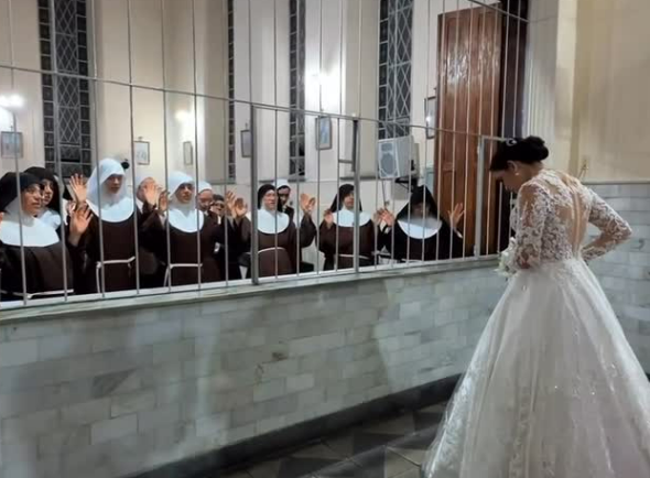 Vídeo foi postado no Instagram da noiva e reproduzido com informações falsas na internet