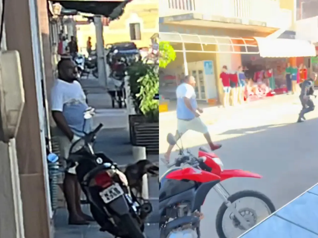 Montagem de fotos que mostra homem com esquizofrenia morto por policial militar em abordagem