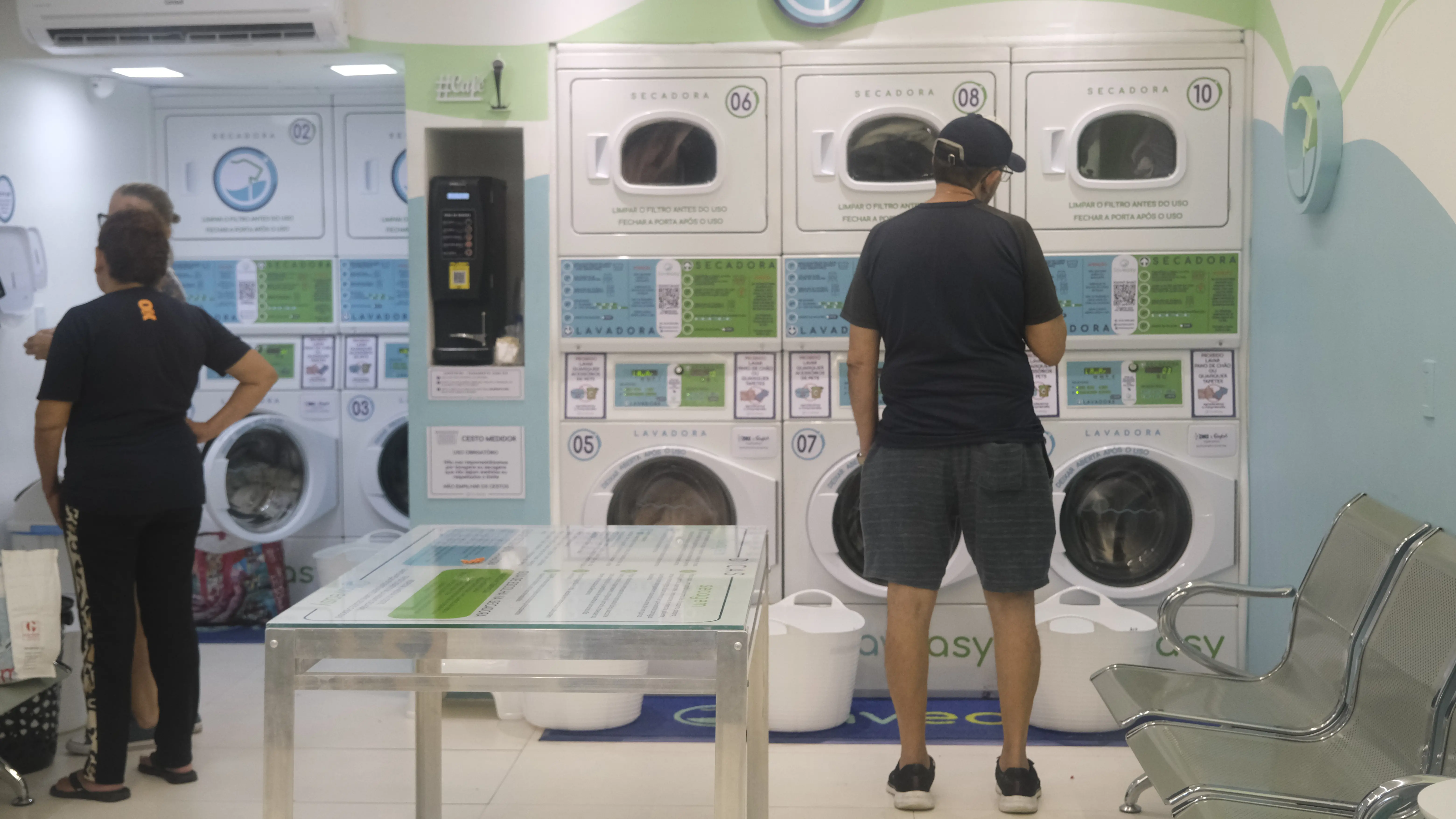 Fluxo de lavanderia na LavEasy