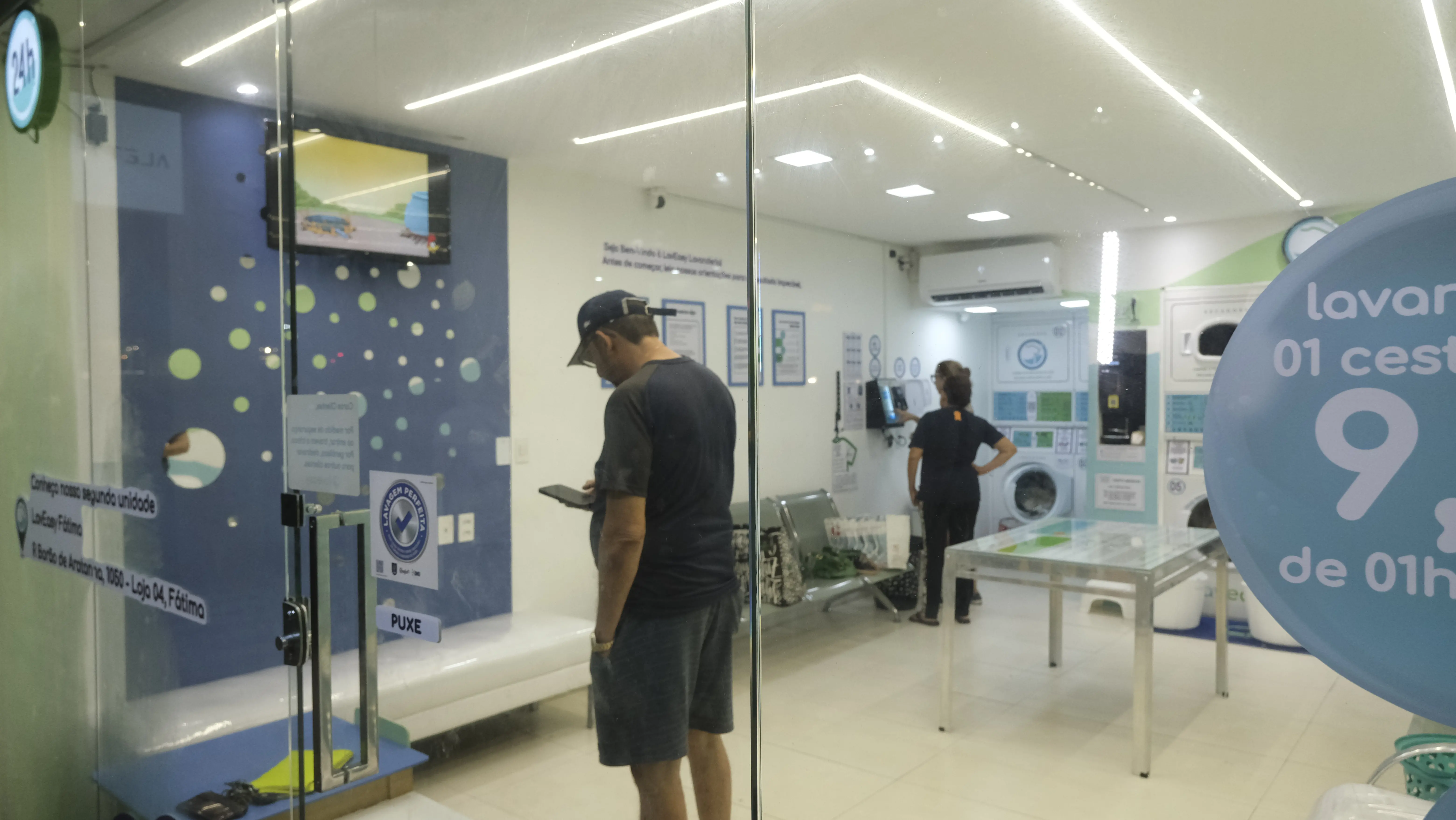 Fluxo de lavanderia na LavEasy