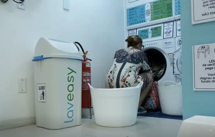Fluxo de lavanderia na LavEasy