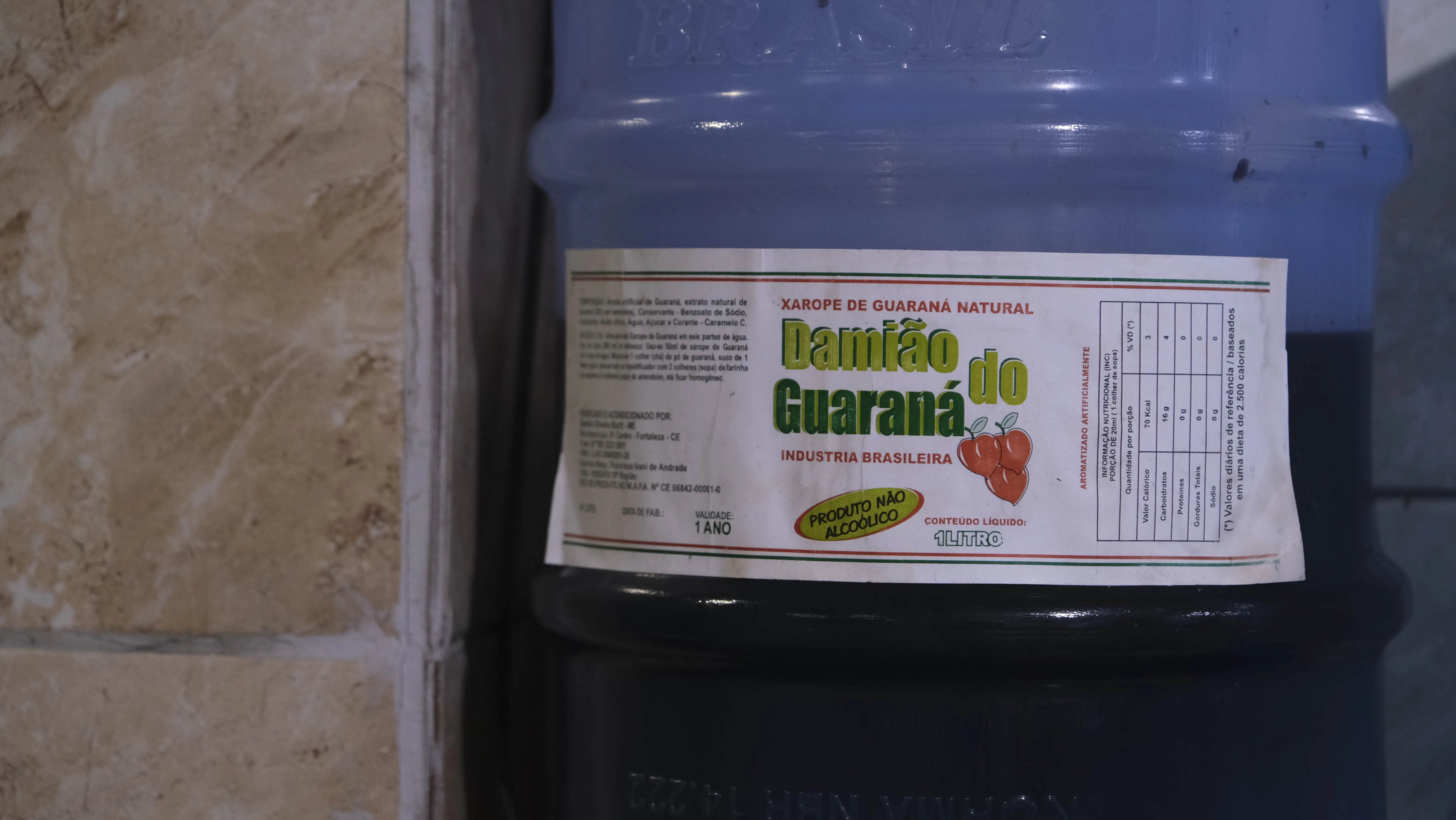 Xarope de guaraná do Damião do Guaraná