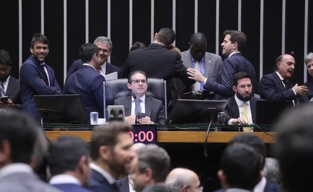 Sessão na Câmara dos Deputados