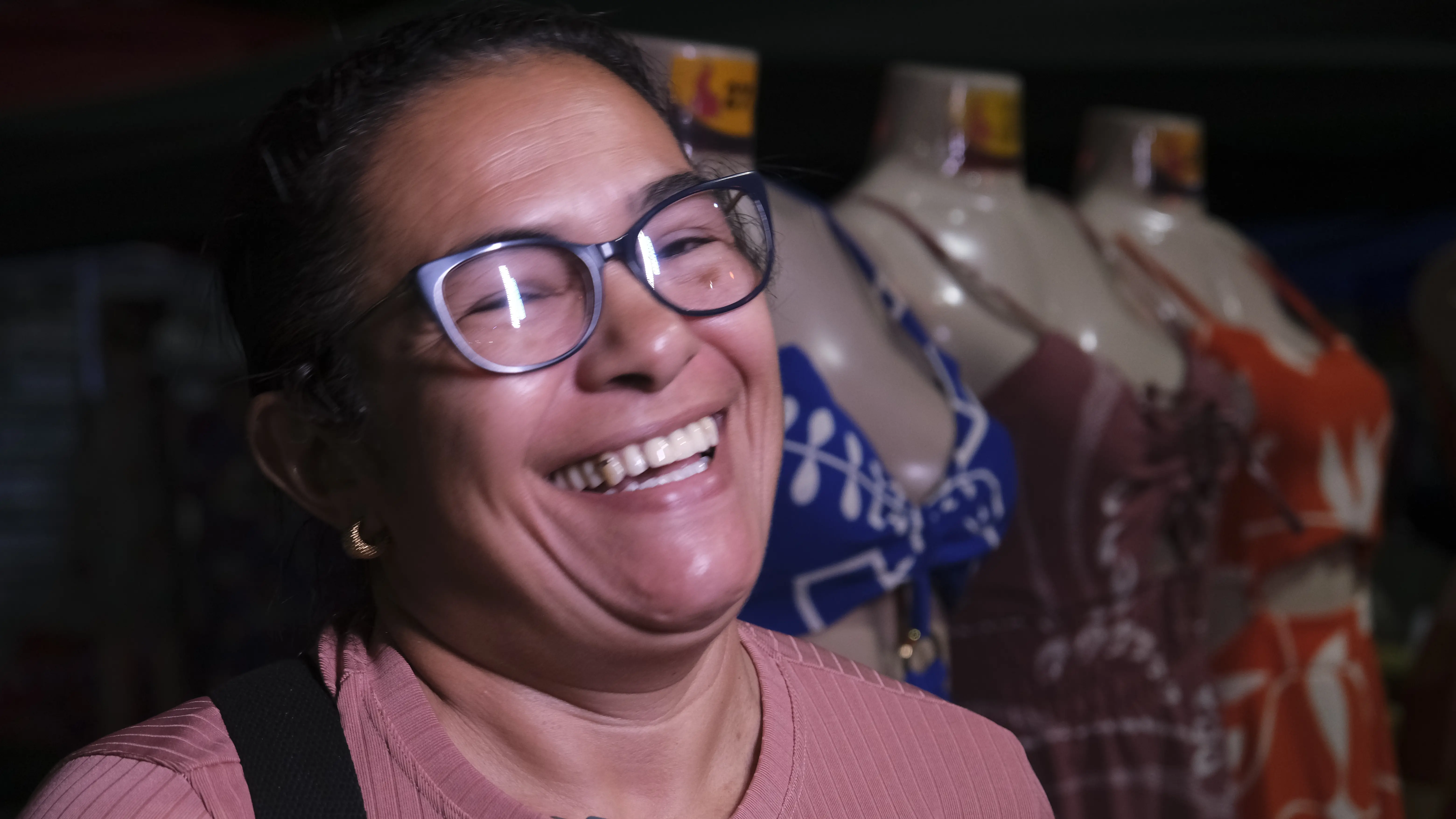 Luzilane Sousa, vendedora ambulante