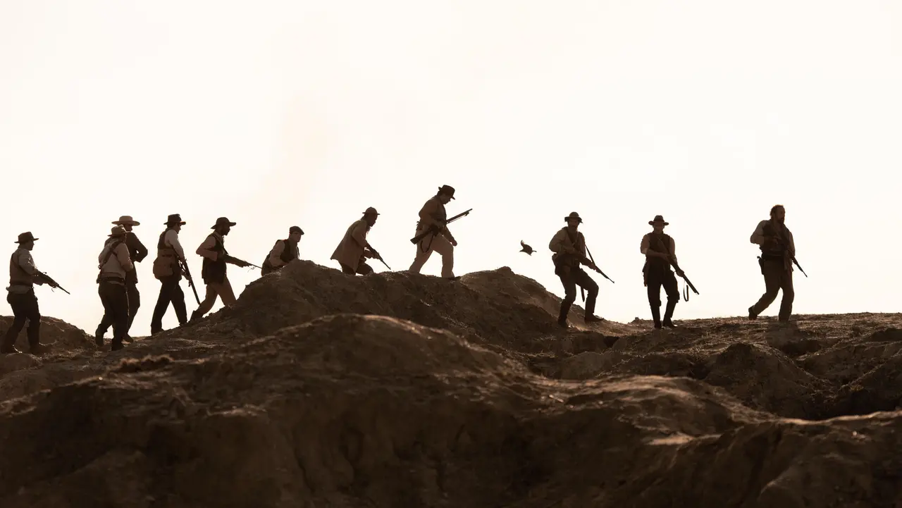 Cena da novela Guerreiros do Sol, do Globoplay