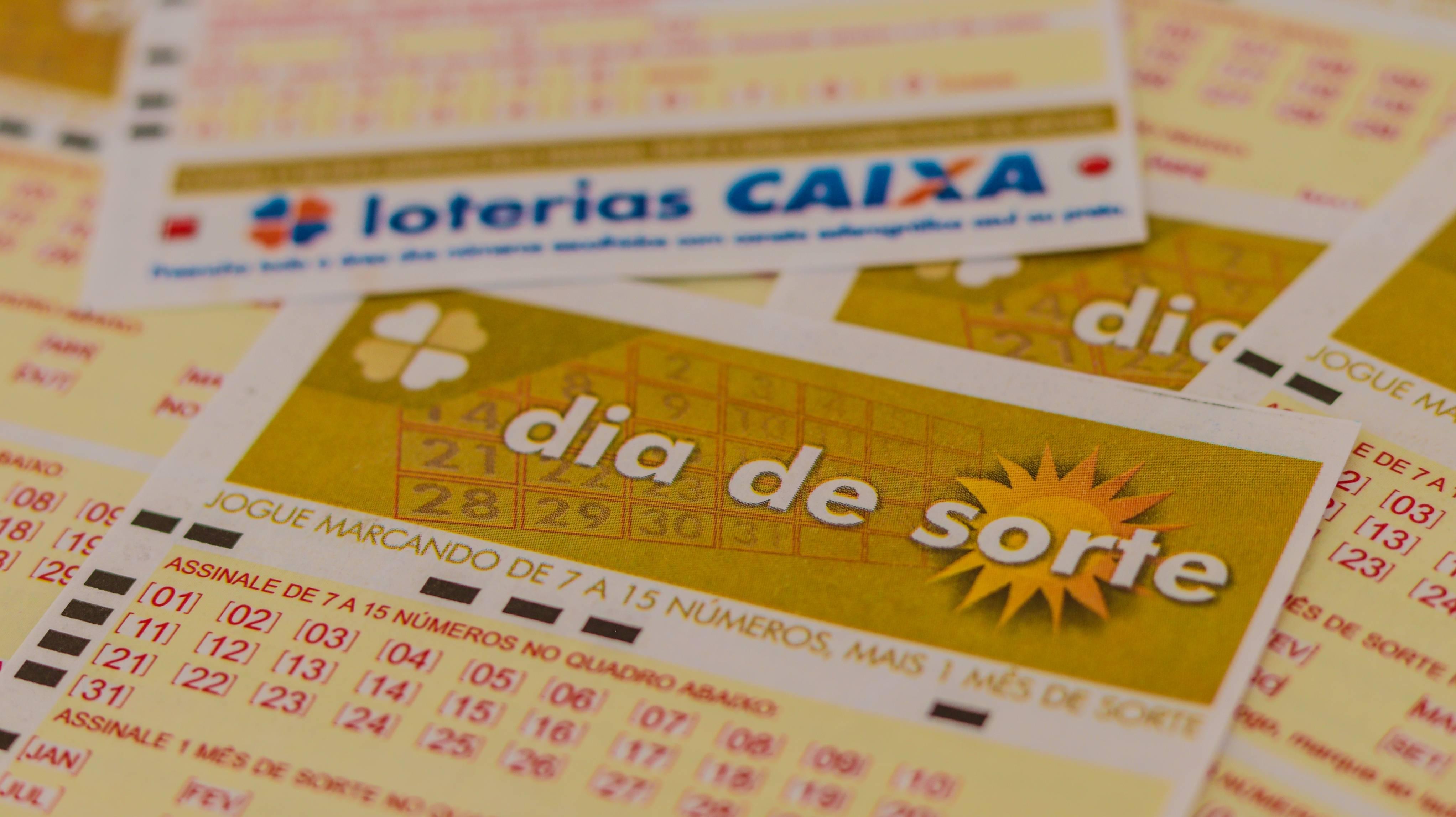 Bilhete do Dia de Sorte, das Loterias Caixa