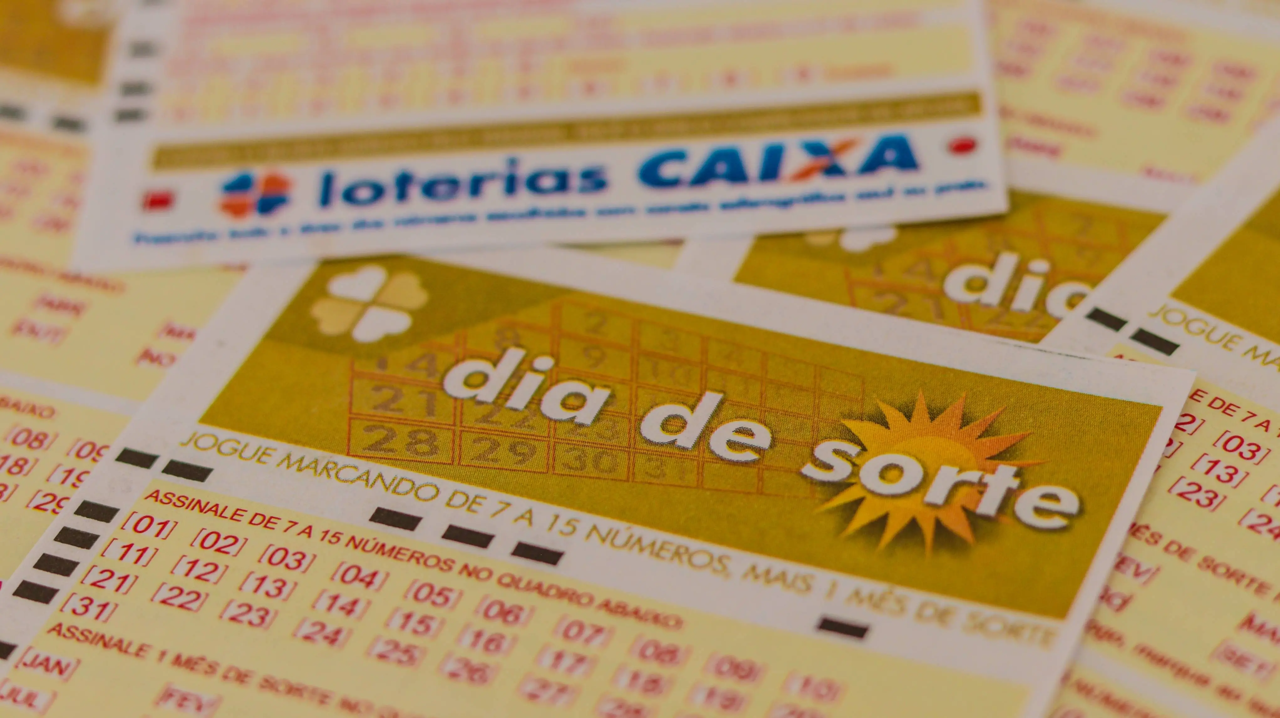 Bilhete do Dia de Sorte, das Loterias Caixa
