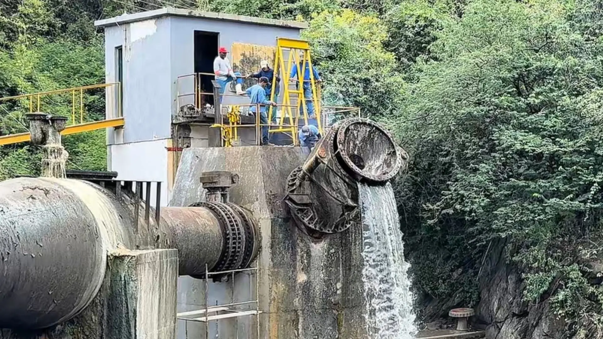 Válvula dispersora do Açude Orós