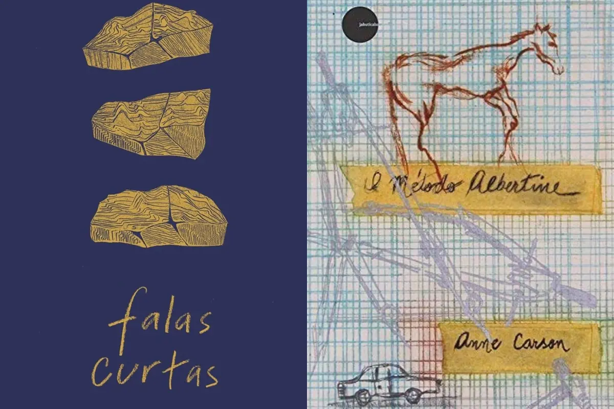 Imagem dos livros Falas Curtas e O método albertine