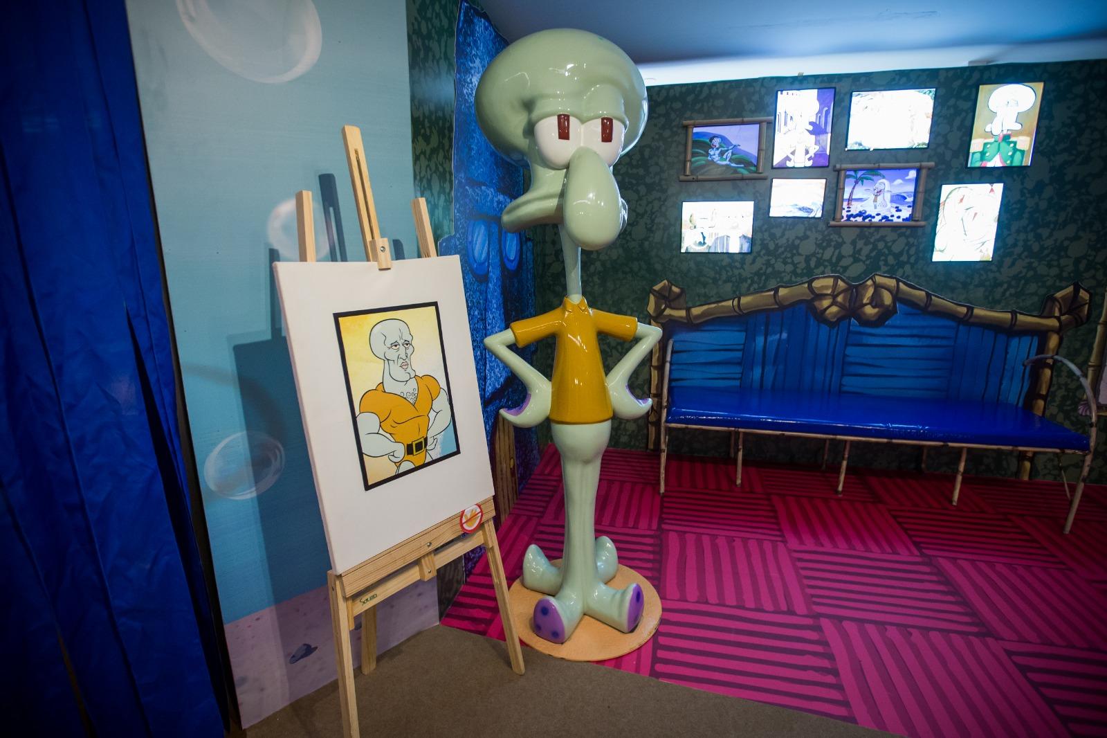 O mal-humorado Lula Molusco tem espaço garantido na mostra