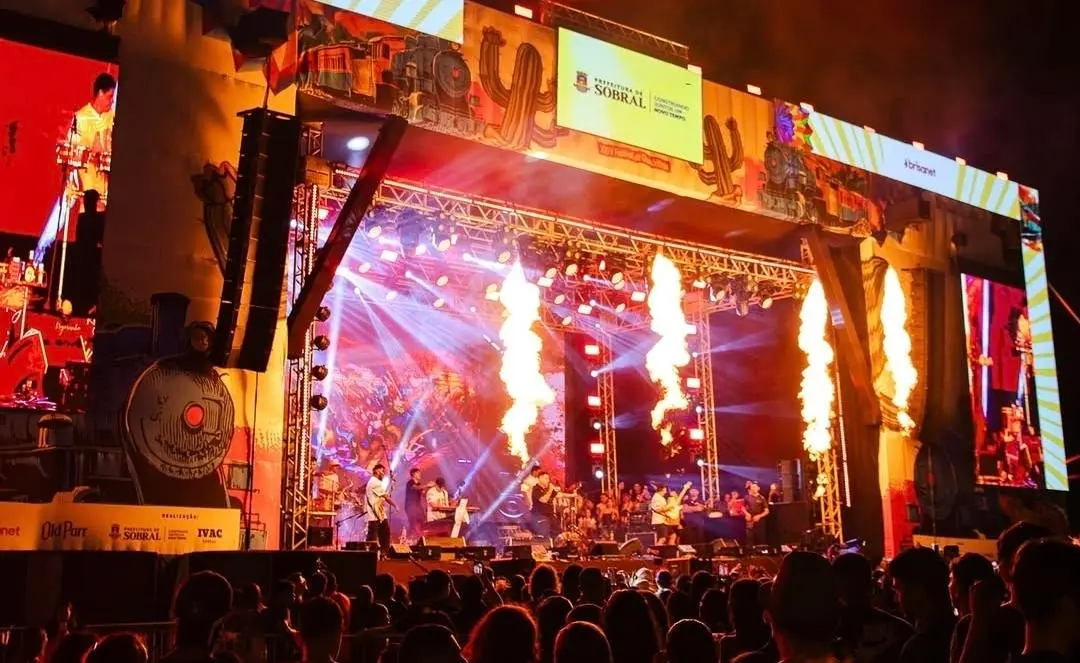 As festas juninas de Sobral acontecem na Arena Aeroporto