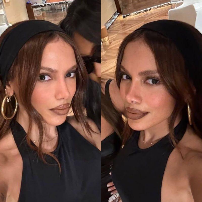 Anitta surpreendeu ao aparecer bem diferente em fotos