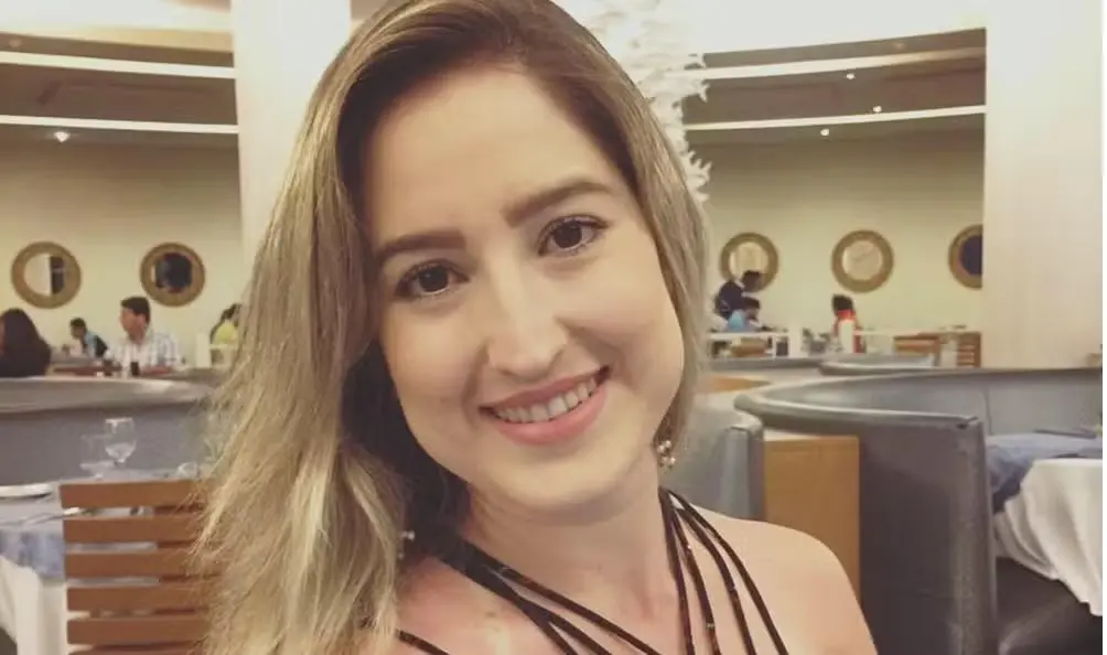 A professora de pilates Larissa Rodrigues