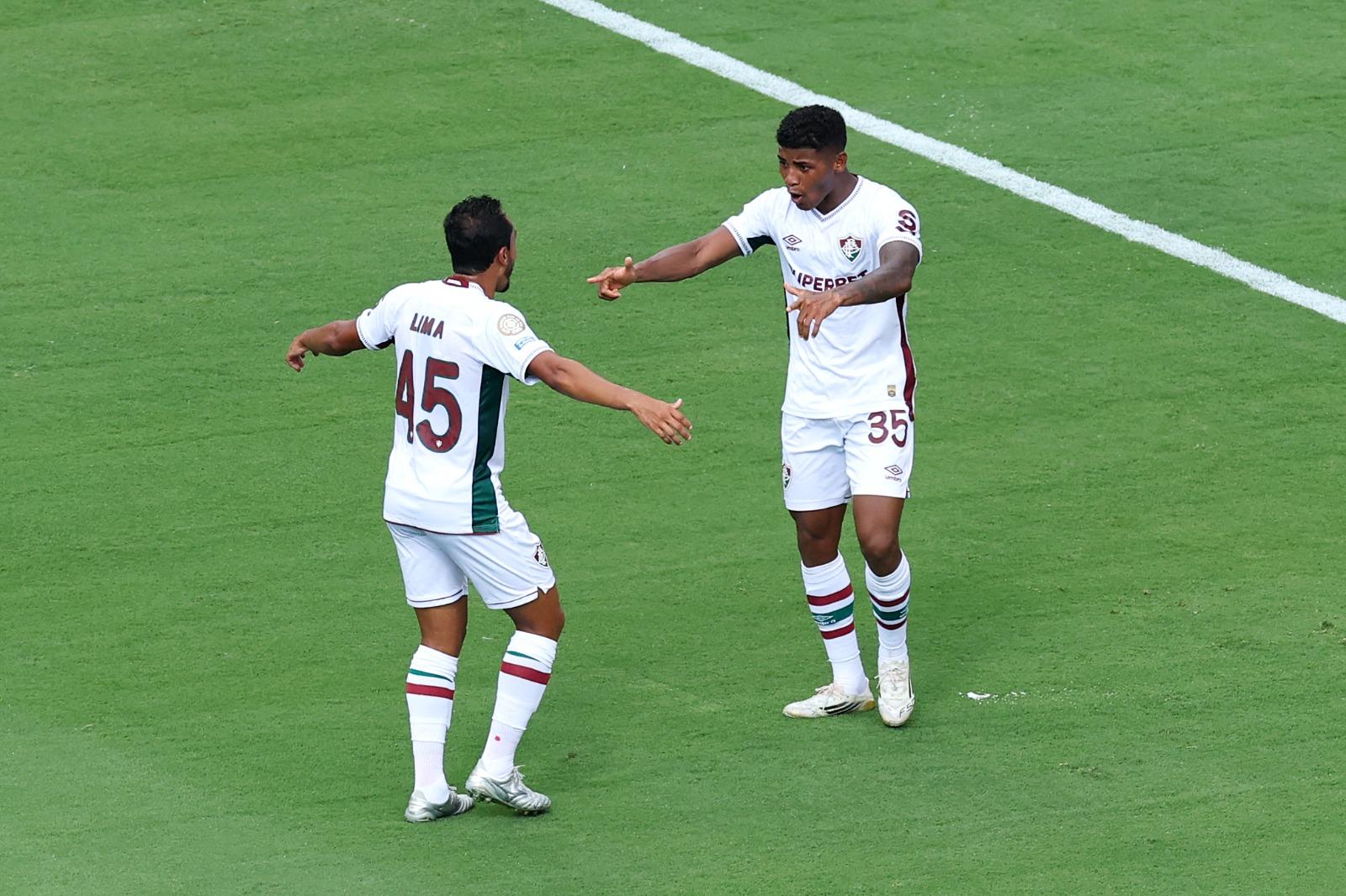 Hércules, autor do segundo gol da partida (Foto: BUDA MENDES / GETTY IMAGES NORTH AMERICA / Getty Images via AFP)