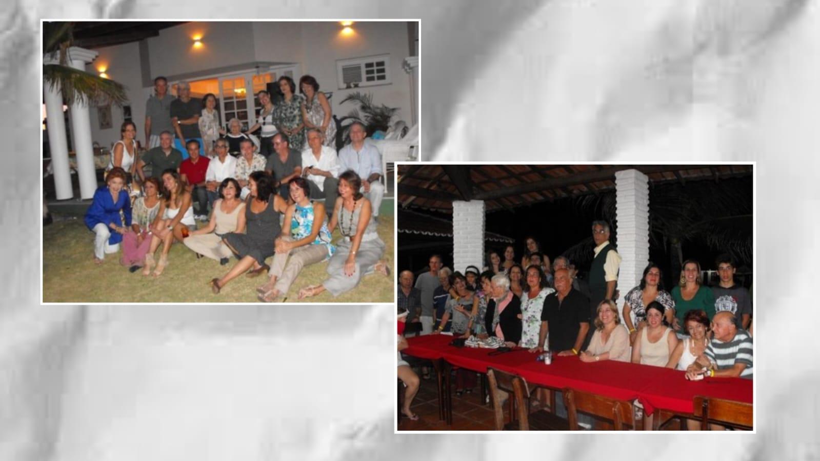 Breno Moroni ao lado de familiares