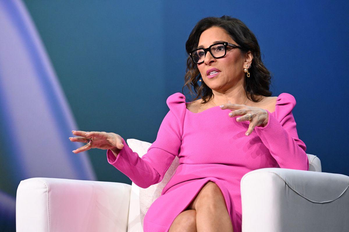 Foto de Linda Yaccarino, CEO do X que se demitiu