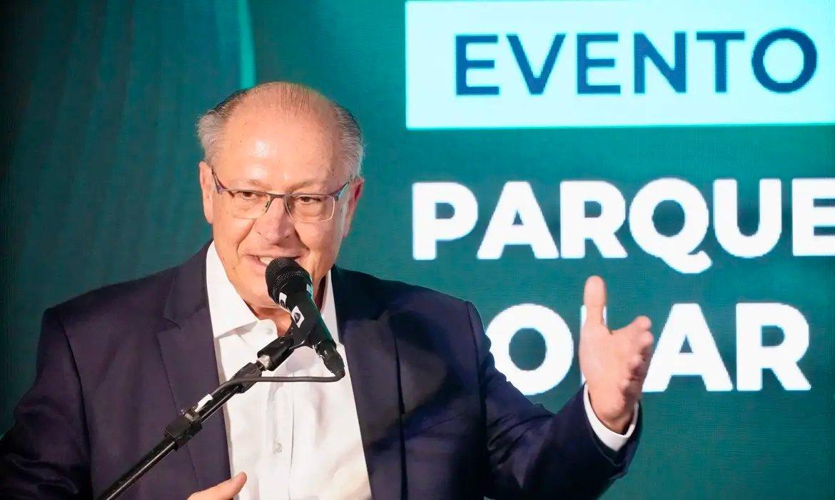 Geranldo Alckmin durante discurso