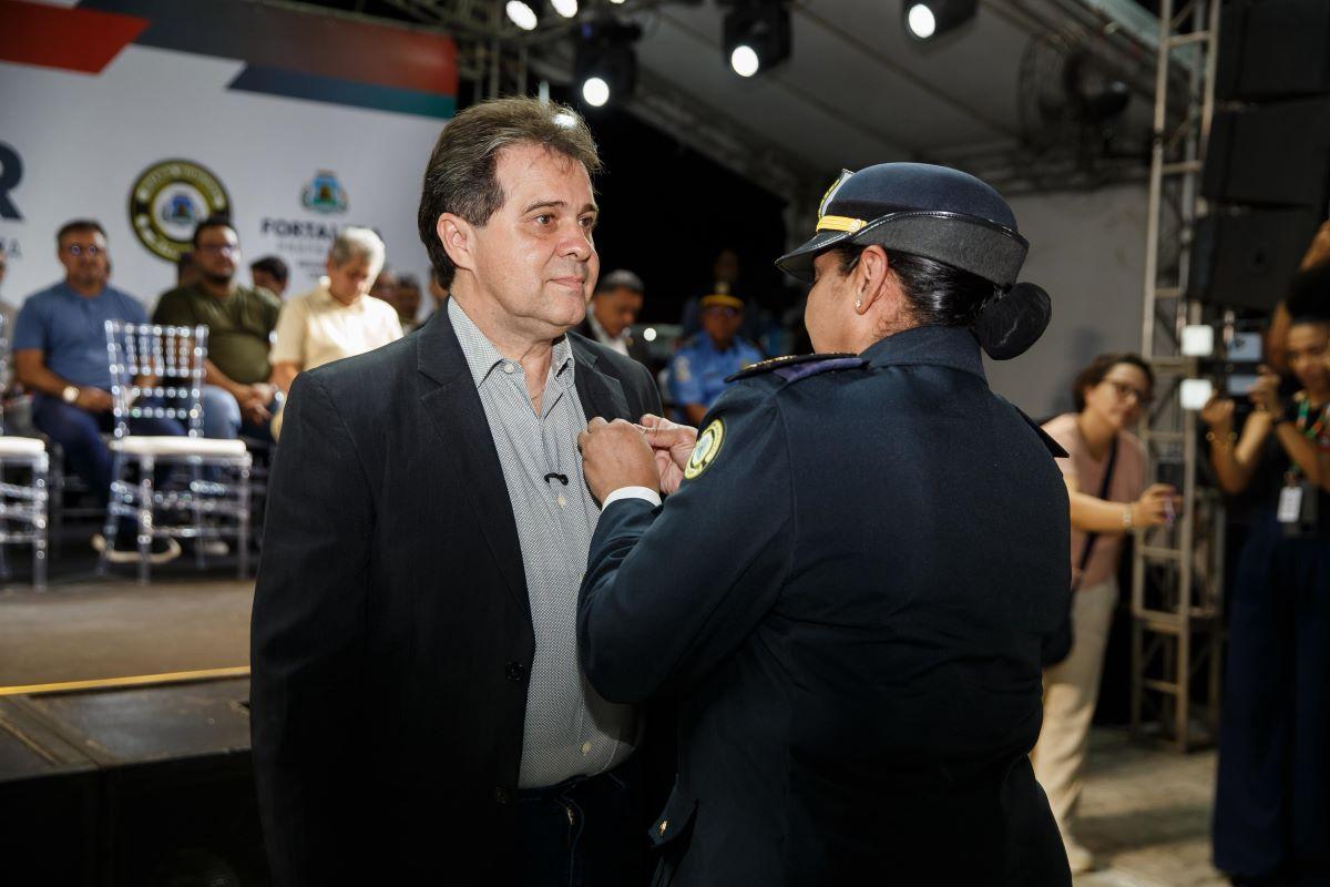 Evandro Leitão em cerimônia do novo centro integrado de seguraça de Fortaleza