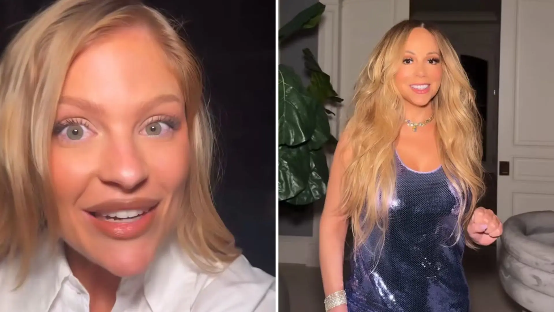Imagem da notícia: Luísa Sonza grava música com Mariah Carey e visita mansão da cantora; veja vídeo