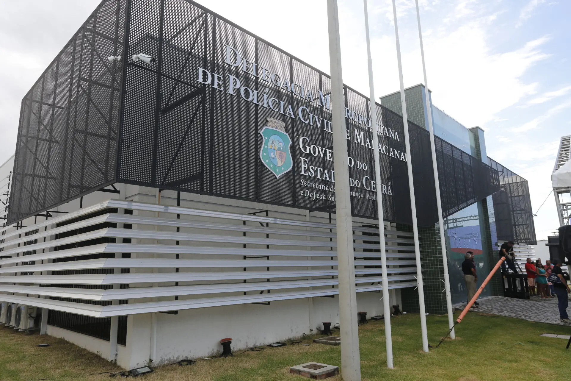 Fachada da delegacia de Maracanaú