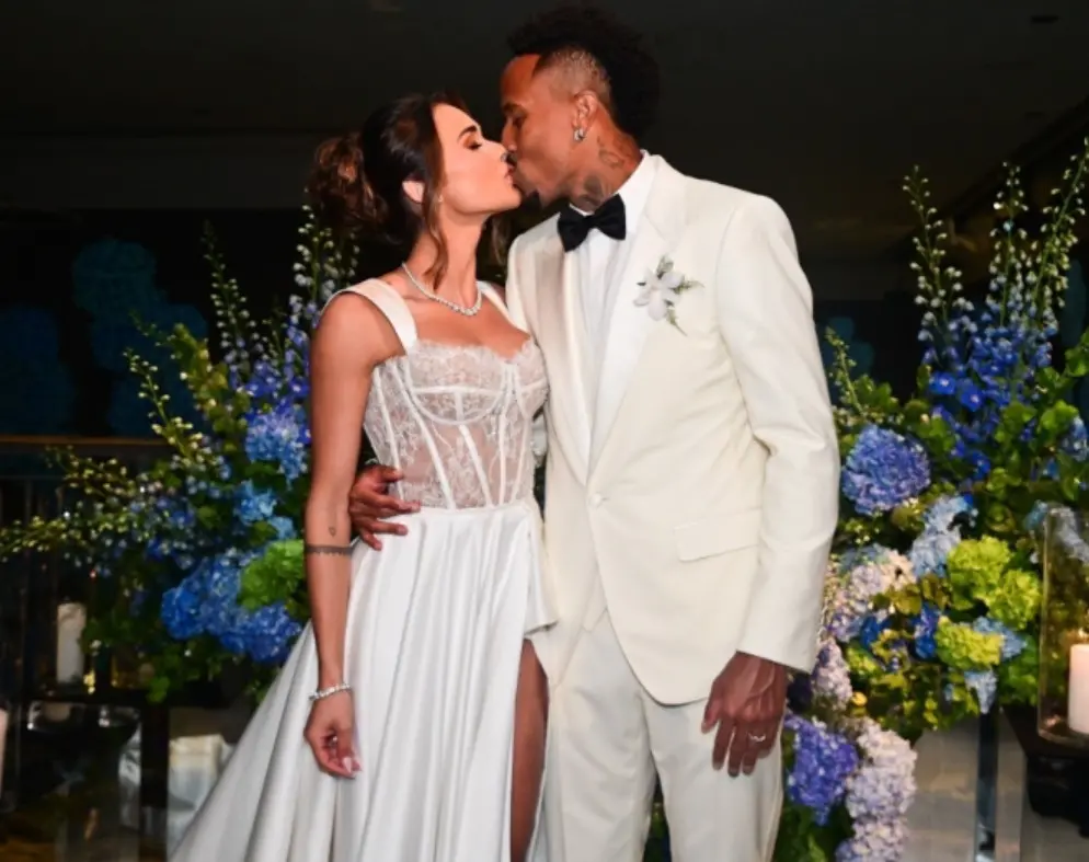 Tainá e Éder Militão se casam em cerimônia luxuosa