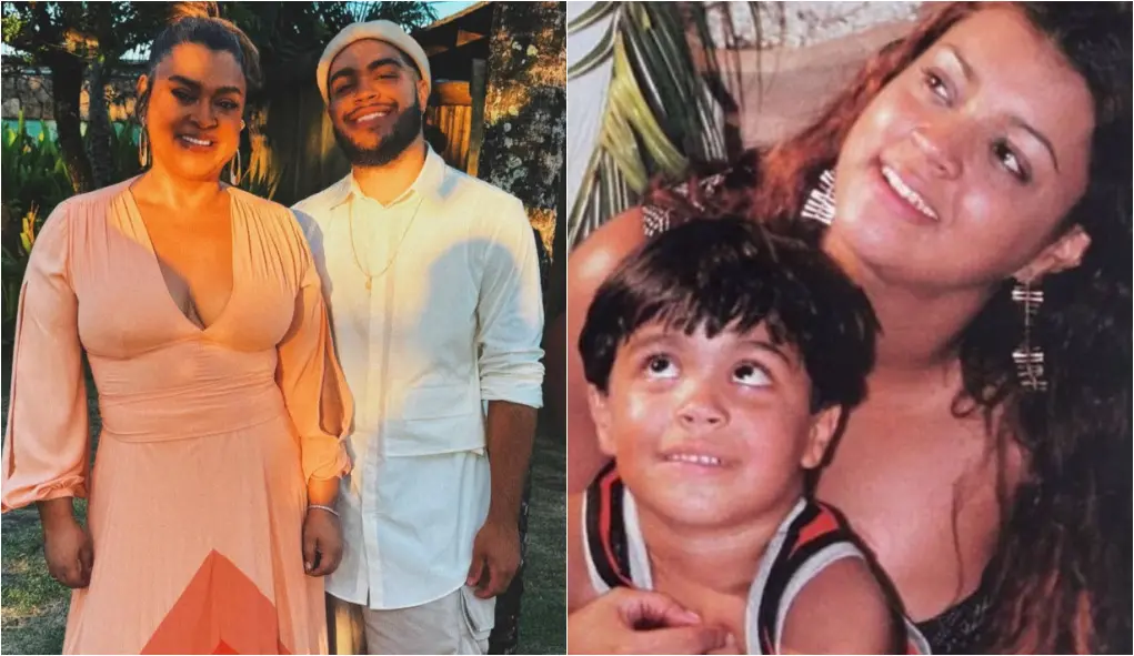 Montagem de fotos mostra Preta Gil e Francisco