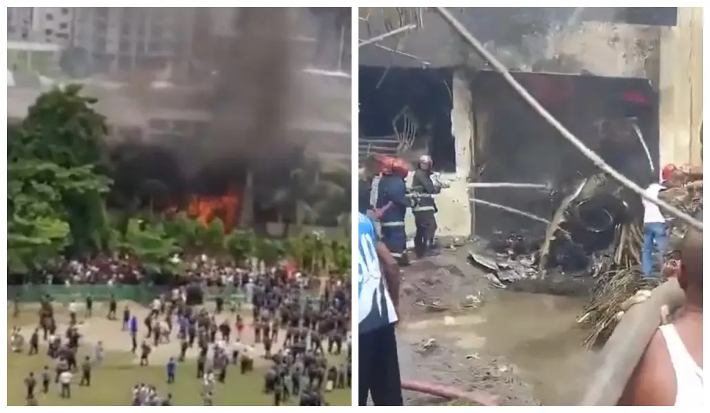 Acidente de avião em Bangladesh