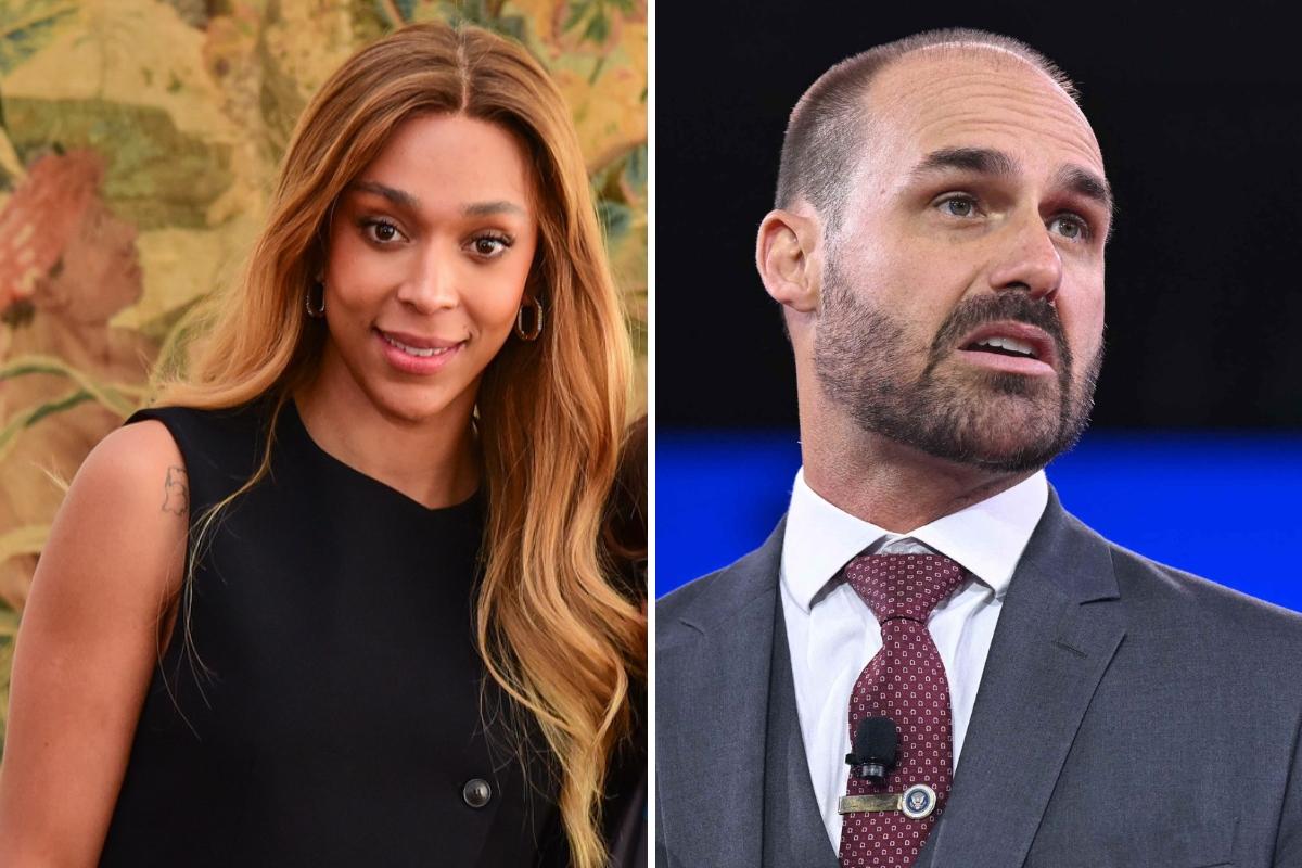 Erika Hilton processa Eduardo Bolsonaro por transfobia após ser chamada de João