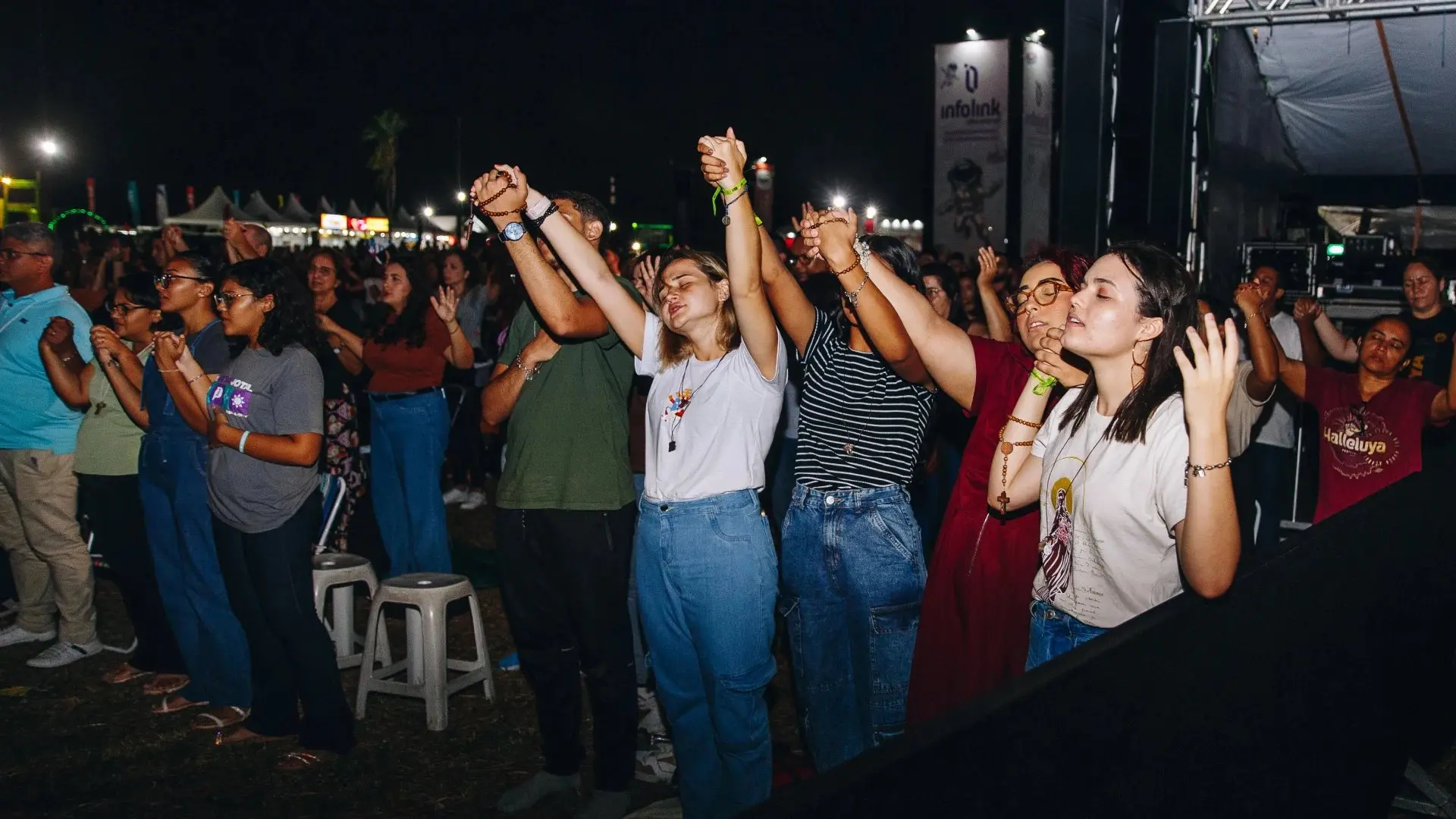 Imagem de pessoas no Halleluya