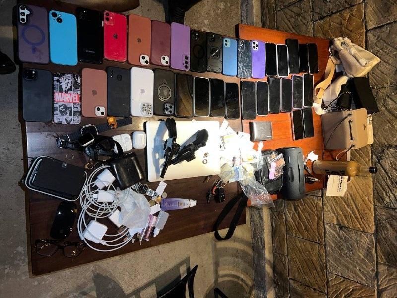 Objetos roubados e recuperados pela PMCE