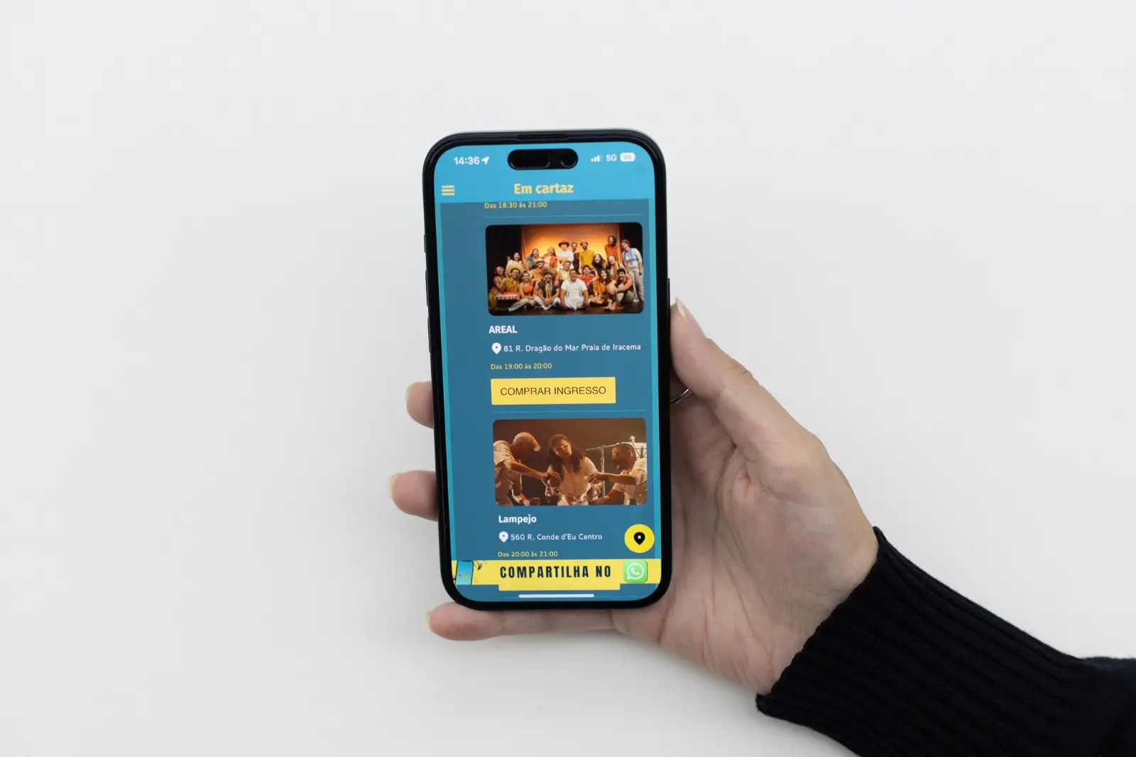 App está disponível na Play Store e na Apple Store