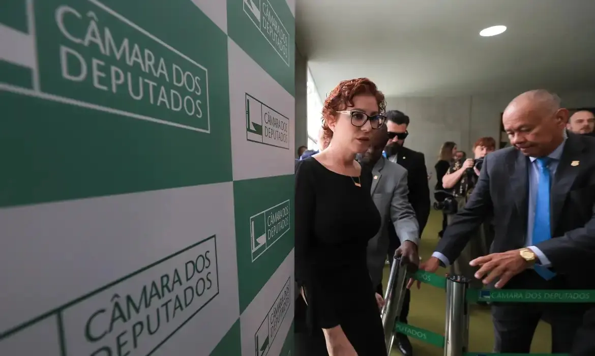 Carla Zambelli na Câmara dos Deputados