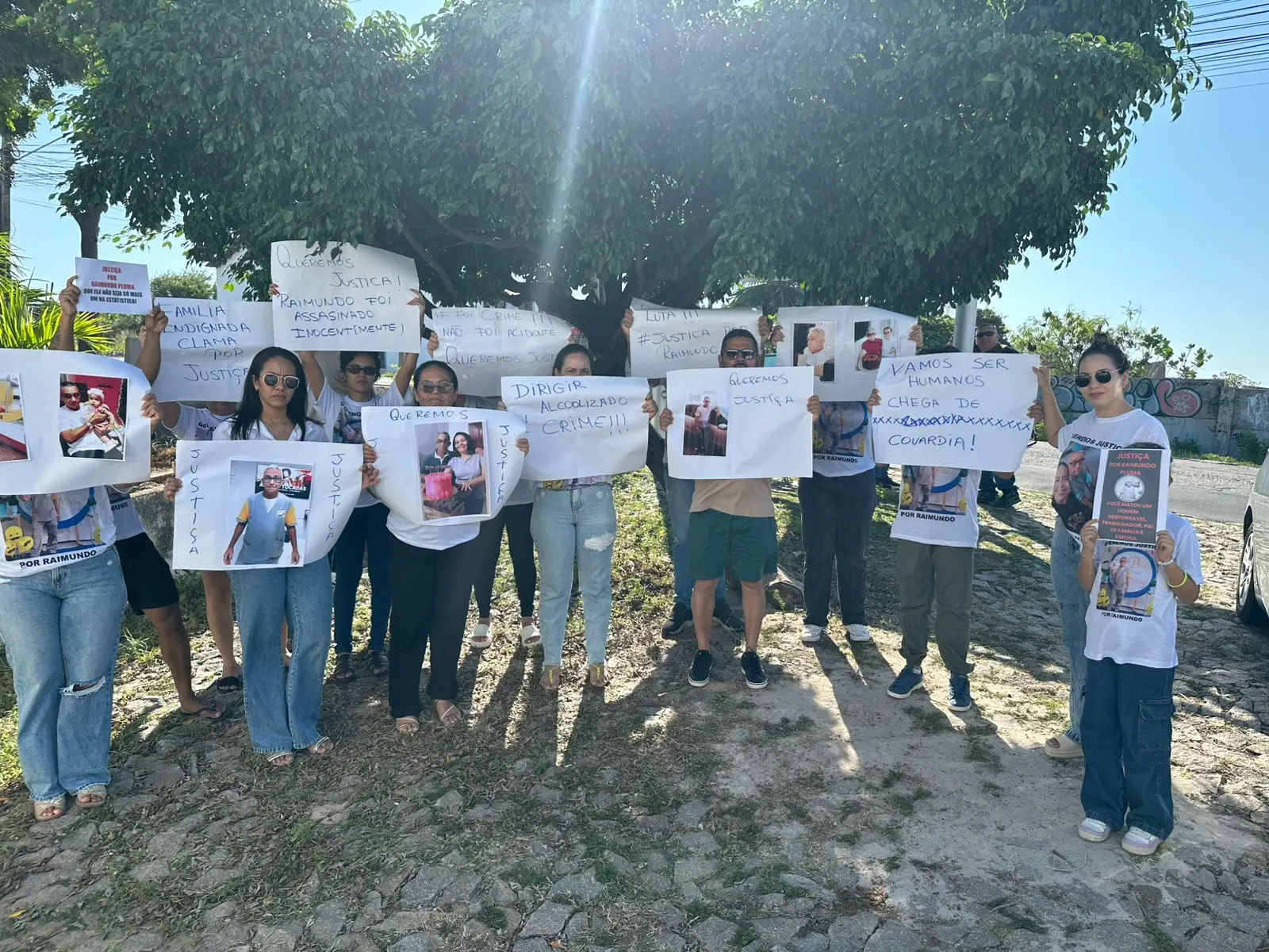 familia idoso atropelado cais do porto morte