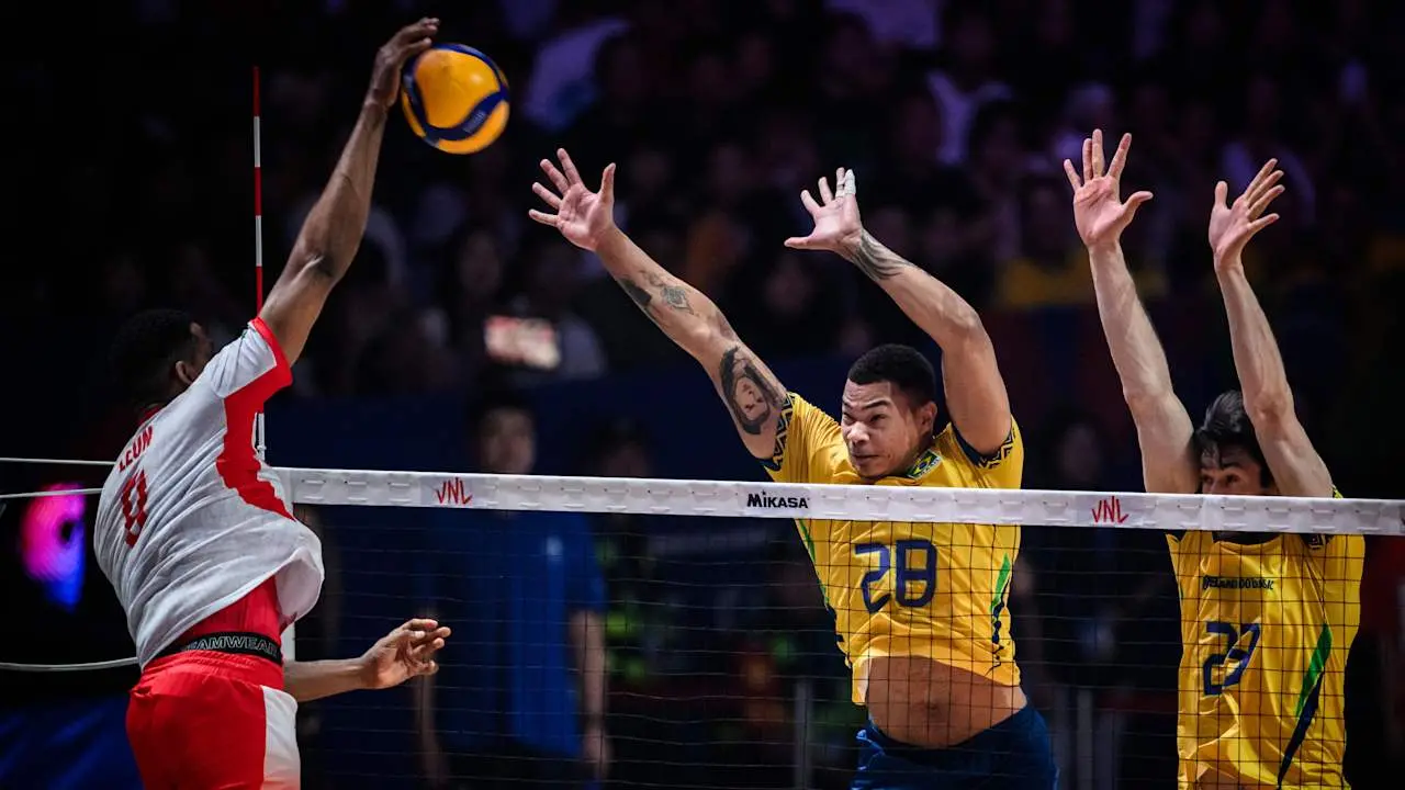 Foto da Seleção Brasileira de vôlei masculino